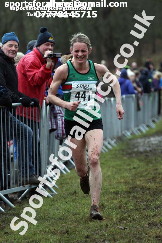 Senior women, 2018 Northern Cross Country Champs., Harewood House, Leeds. Photo: David T. Hewitson/Sports for All Pics